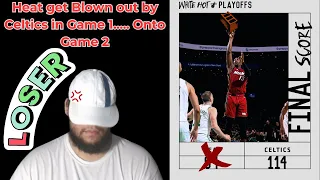 Heat Fan Reacts to Miami Heat vs Boston Celtics Game 1 highlights and Review