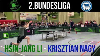 Die beste Rückhand der Liga! | Li vs. Nagy | 2.Bundesliga