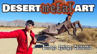 Incredible METAL SCULPTURES of Galleta Meadows of BORREGO SPRINGS, California