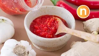 Chilli Garlic Sauce | Cili Garam - LONG LASTING [Nyonya Cooking]