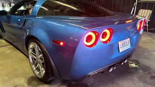 V8 be thumpin! C6Z06 RPM B-3 camshaft cold start up, watch to the end to listen to that lope!