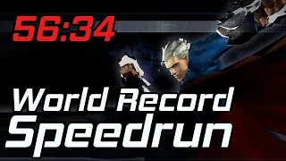 Vergil Speedrun World Record | 56:34 | Devil May Cry 3