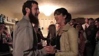 SURPRISE party for him turns into SURPRISE proposal for her