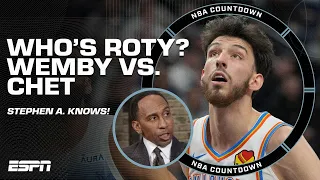 Wemby vs. Chet: NBA'S BUDDING RIVALRY 🔥 Stephen A. says 'I'M TAKING CHET!' | NBA Countdown