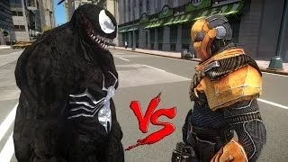Deathstroke vs Venom - EPIC BATTLE - Grand Theft Auto