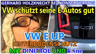 Neuer E UP von VW Unterbodenschutz und Hohlraumschutz