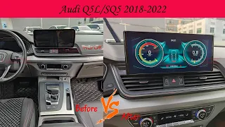 Installation guide for KLYDE Audi Q5L/SQ5 2018-2022 car radio