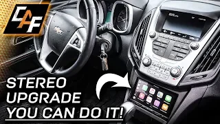 Upgrade for better sound + WIRELESS CARPLAY! How to Install Aftermarket Radio