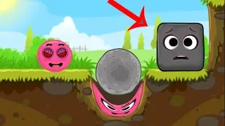 Love Balls in Red Ball 4 Pink Ball Green Hills with Boss Fights All Levels (1 - 15) Full Walkthrough