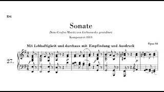 Ludwig van Beethoven - Piano Sonata No.27 in E minor Op.90 (Moravec)