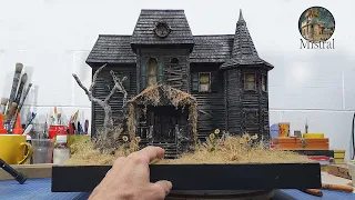 The house on Neibolt Street - Diorama TUTORIAL 1/35 scale