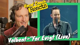 Vocal coach REACTS - VOLBEAT "For Evigt" (Live) ft. Johan Olsen