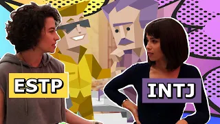 An argument between INTJ and ESTP (+ENFP & ISTJ)| MBTI memes