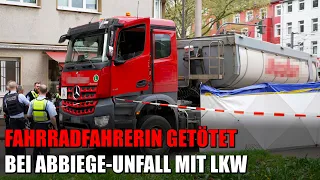 Radfahrerin stirbt unter LKW in Köln-Klettenberg | 09.04.2024