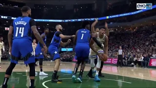 Jonathan Isaac blocks the entire city of Milwaukee (Orlando Magic Highlights 12/9/19 vs MIL)