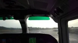 Britten-Norman Trislander taxi and take-off from Guernsey, Channel Islands (GCI)