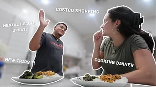 Grocery Shopping ALONE + Cooking dinner for bae ! |mental health update