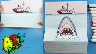 How to Draw a JAWS SURPRISE FOLD