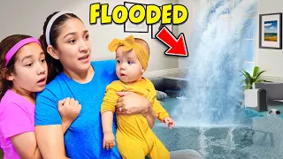 Our Hometown Got Hit By a Tropical Thunderstorm!! *FLOODED* | Jancy Family