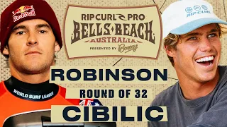 Jack Robinson vs Morgan Cibilic | Rip Curl Pro Bells Beach 2024 - Round of 32