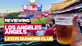 Reviewing Los Angeles Angels premium seats inside Lexus Diamond Club 🇺🇸⚾️