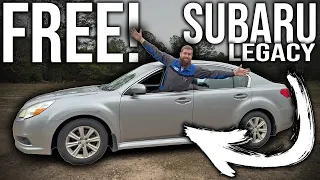 I Got This 2011 Subaru Legacy, Absolutely FREE! What's Wrong? Full Inspection & What To Do With It!