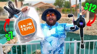 EPIC $140 TEMU App Backyard Fishing Challenge!