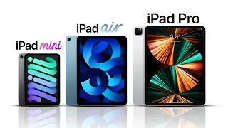 iPad Kaufberatung 2022 - Pro, Air oder Mini?