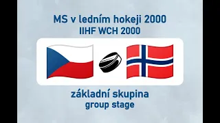 MS v ledním hokeji 2000, CZE-NOR (základní skupina)