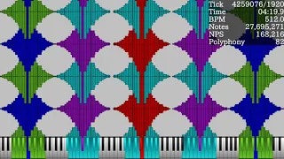 [Black MIDI] Noise Challenge：The Medley Of MIDI Art VII - 67.13 Million