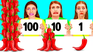 100 Vrstev Jídla Výzva | Legrační Kuchyňská Válka TeenTeam Challenge