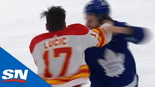 Milan Lucic Celebrates 1000th Game With Fight Against Scott Sabourin