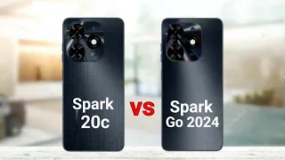 Tecno Spark 20c vs Tecno Spark Go 2024