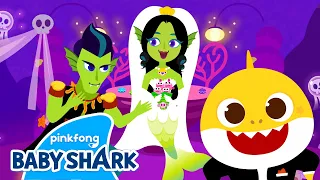 Halloween Mermaid Wedding | Halloween Shark Family | Holiday Special | Baby Shark Official