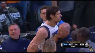 Boban Marjanovic Gets Into a Heated Argument/ Fight After Aaron Holiday Steals The Ball & Hits a 3