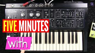 FIVE MINUTES WITH  Roland SH-1 Synthesizer