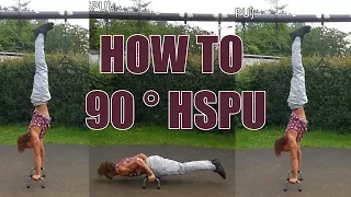 90 Degree Handstand Push Up Tutorial - Handstand Push up Fast