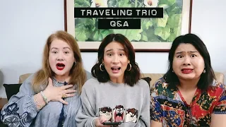 SAVING FOR TRIPS, FIGHTS & OUR FAMILY! | #TravelingTrio Q&A | Karla Aguas