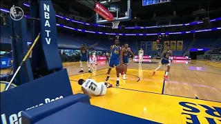 Jamal Murray with the extremely SCARY injury against the Warriors