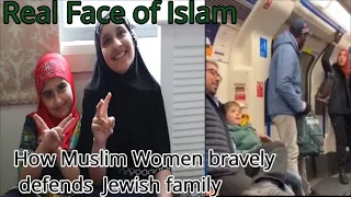 Pakozzy Reaction on How a Muslim woman bravely defends Jewish family in London./Real Face of ISLAM.