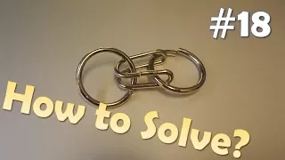 Can you solve this brain teaser? Metal puzzle solution - Part 18 - OUO Shape