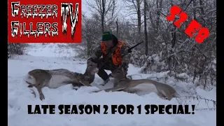 NY Late season Deer Hunting!  2 for 1 special! The Savage Muzzleloader is on fire! S2E8