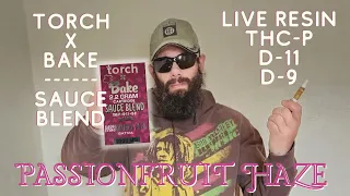 Torch & Bake "Sauce Blend" 2.2gr Live Resin cartridge! THC-P, Delta 11 & Delta 9!! Passionfruit Haze