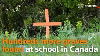 Hundreds of graves found at former Canadian residential school