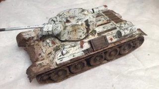 T-34 Winter Camouflage 1/35