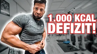 1.000kcal Defizit OHNE Muskeln zu verlieren! (BODYBUILDING DIÄT GEHEIMNIS)