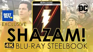 Shazam! (2019) 4K Ultra HD Blu-ray Steelbook Unboxing | Best Buy Exclusive (4K Video)