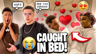 CAUGHT IN THE BED WITH BRITTANY PRANK ON NICK!!!