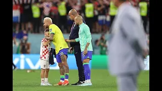 Neymar gets consoled by Ivan Perisic's son - Moment goes viral | Sports Today