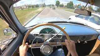 1960 ГАЗ-21 ВОЛГА POV TEST DRIVE